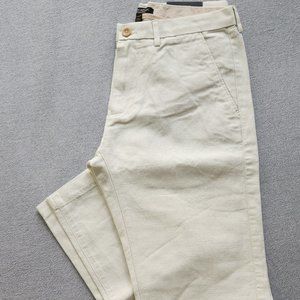 Banana Republic Linen Straight-Fit Pant Size 30W 30L